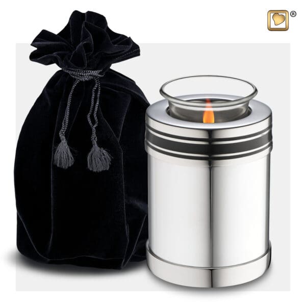 T669 Art Deco Tealight Urn