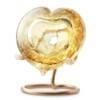 Urn mini urn van glas hart goud krakele effect